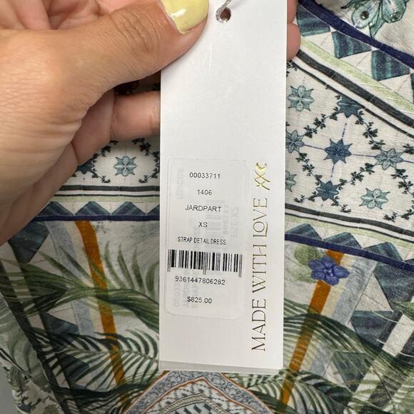 Camilla Jardim Party Silk Linen Blend Maxi Dress - Picture 10 of 13